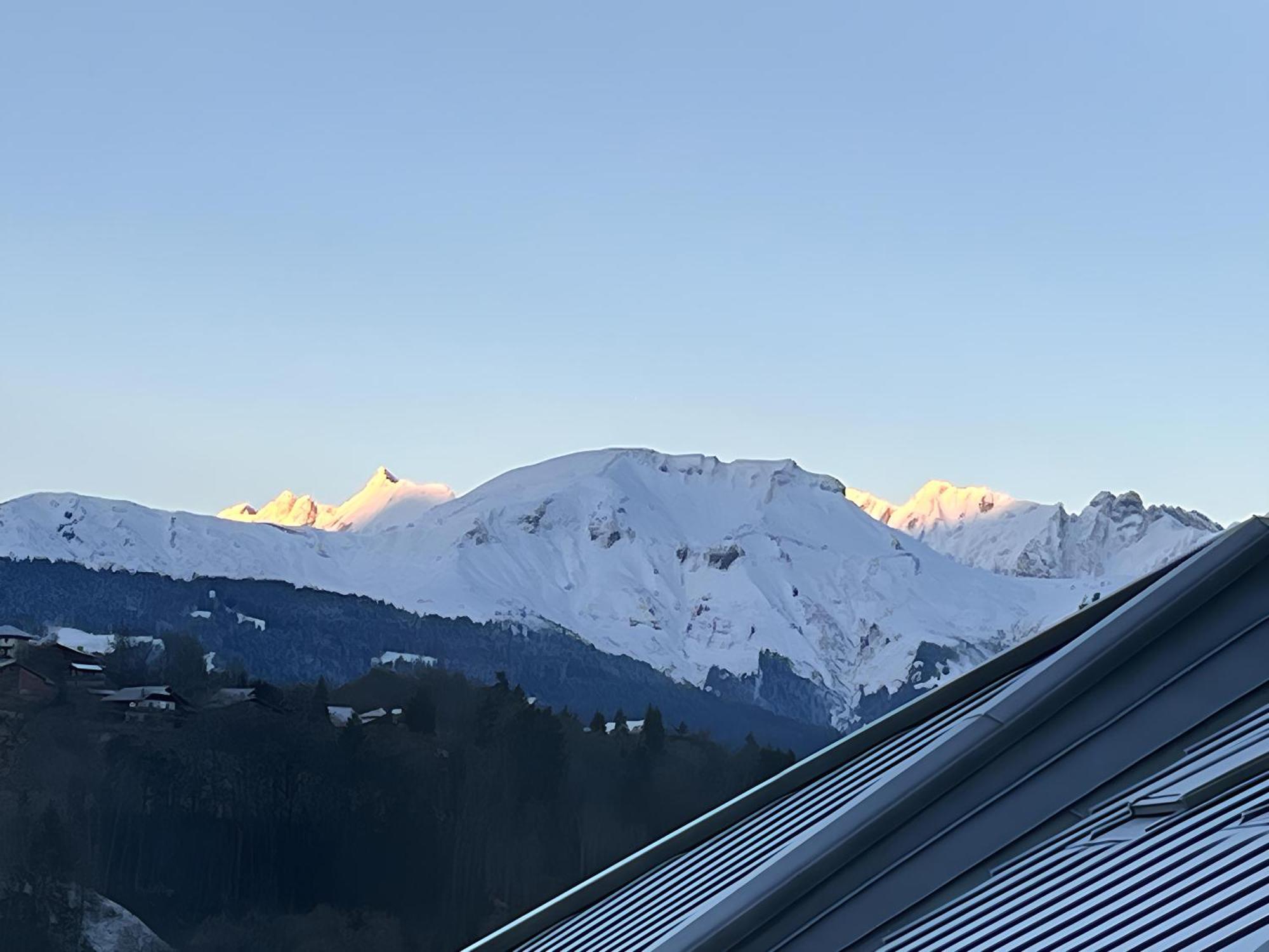 Ski Ou Thermes? Un Appt Cabine Avec Vue Magnifique Saint-Gervais-les-Bains Exterior foto